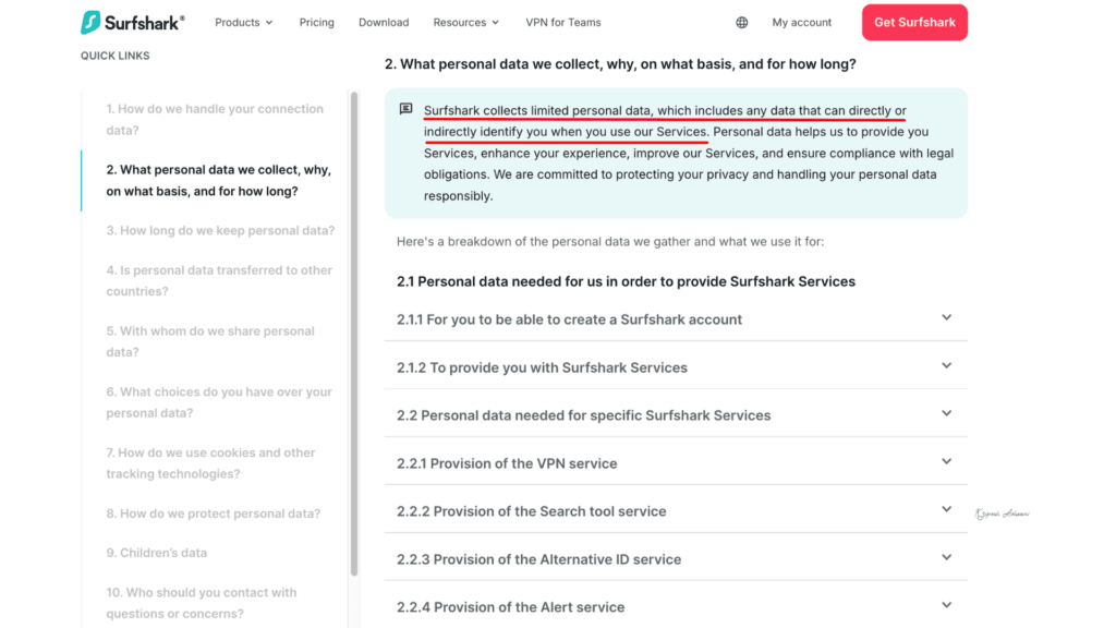 Surfshark Privacy Policy 