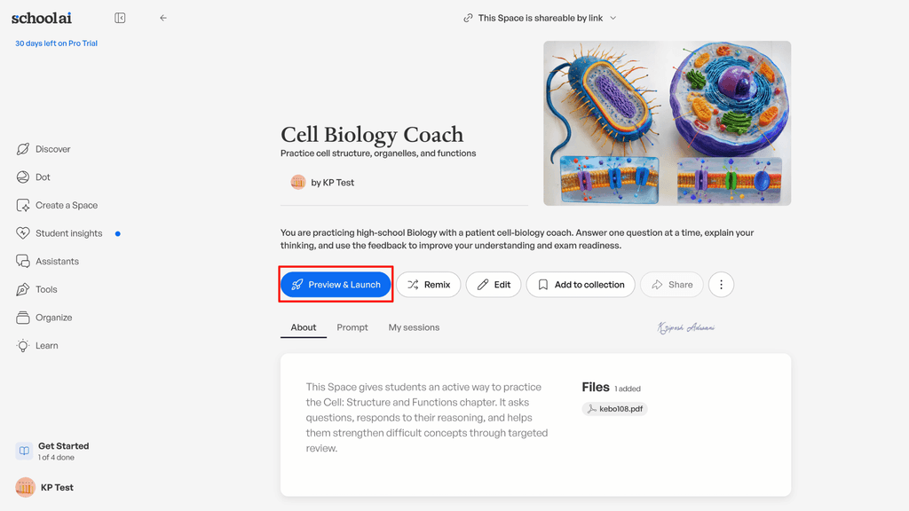 schoolai-ai-tools-for-teachers-space-creation