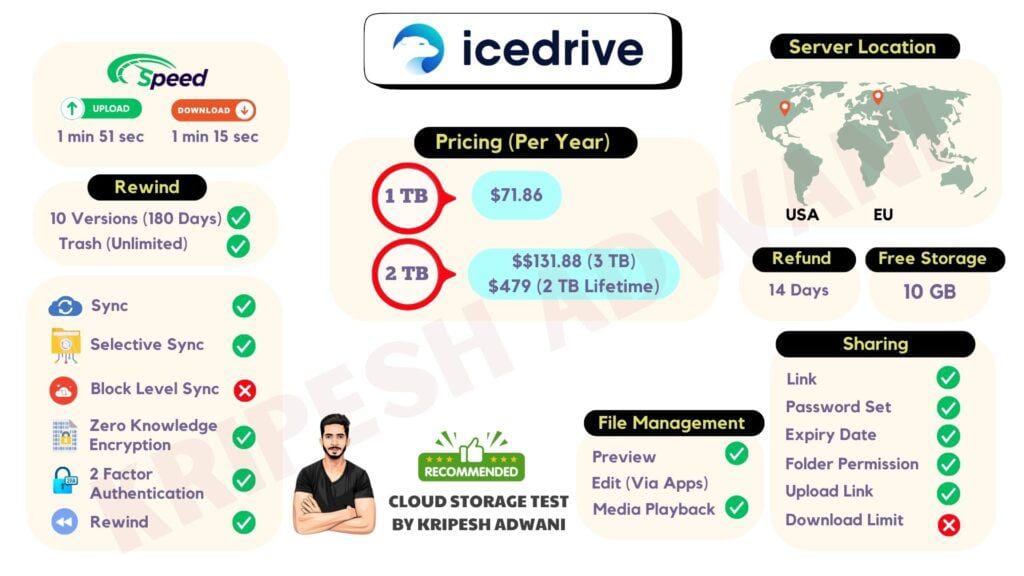 Icedrive Infographic