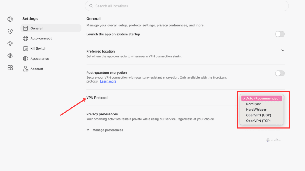 NordVPN Security Protocols
