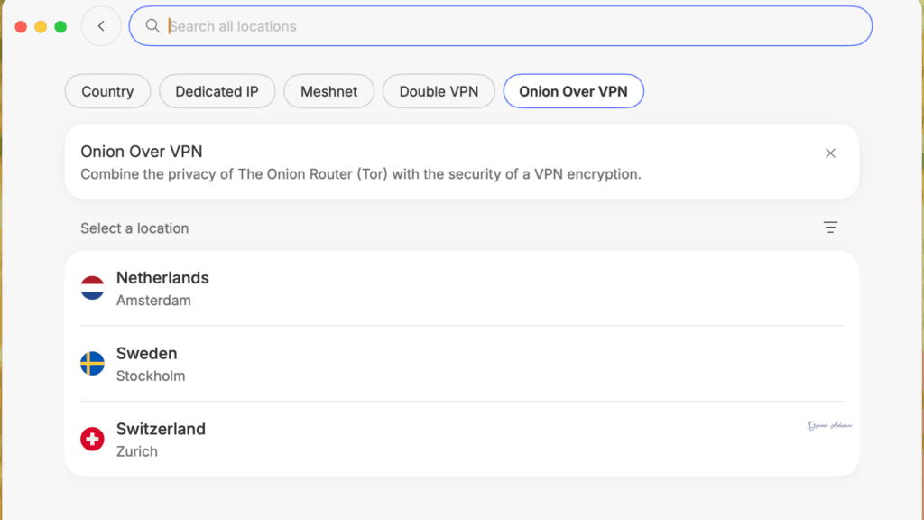 NordVPN…Onion Over Tor Servers
