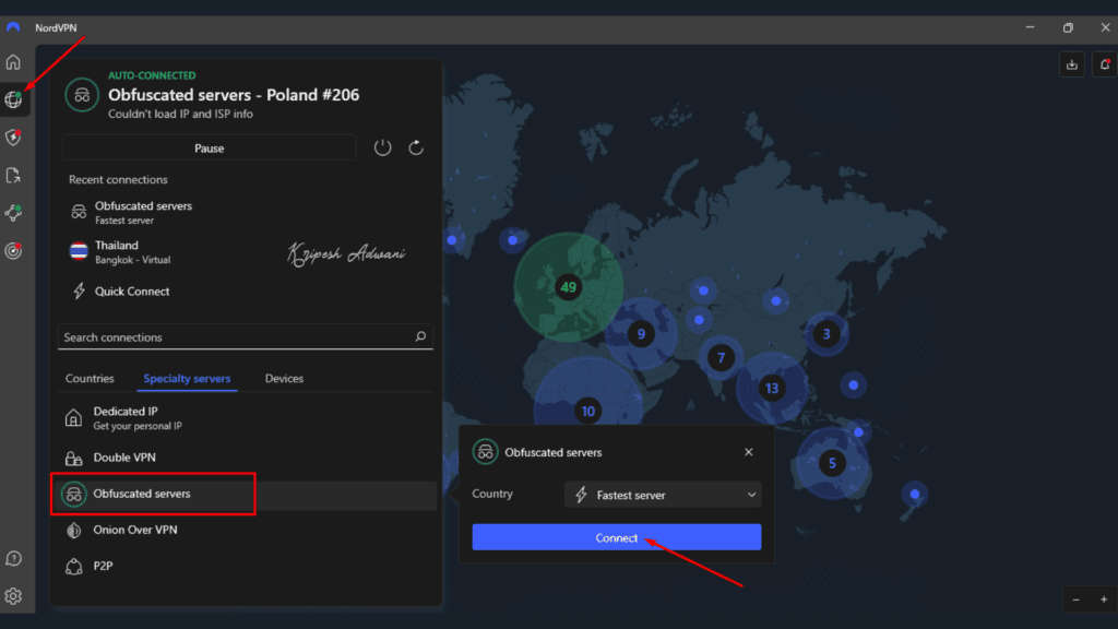 Obfuscated Server Settings