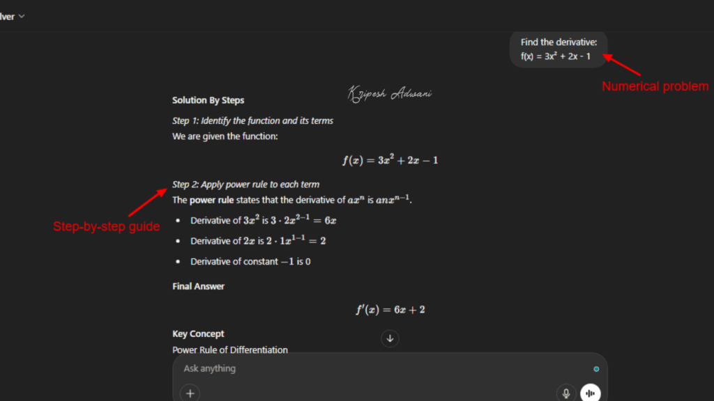 15 Best FREE Custom GPTs on GPT Store (2026) 25 Math Solver Example 1 2