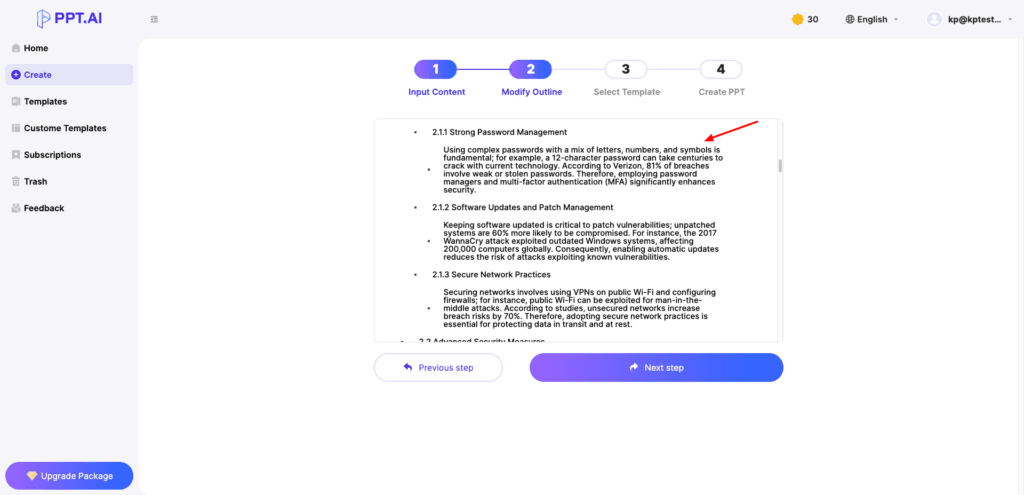 11 Best AI Presentation Makers (2026) - These AI Tools Will Blow Your Presentation Mind 25 PPT.AI - Outline generation