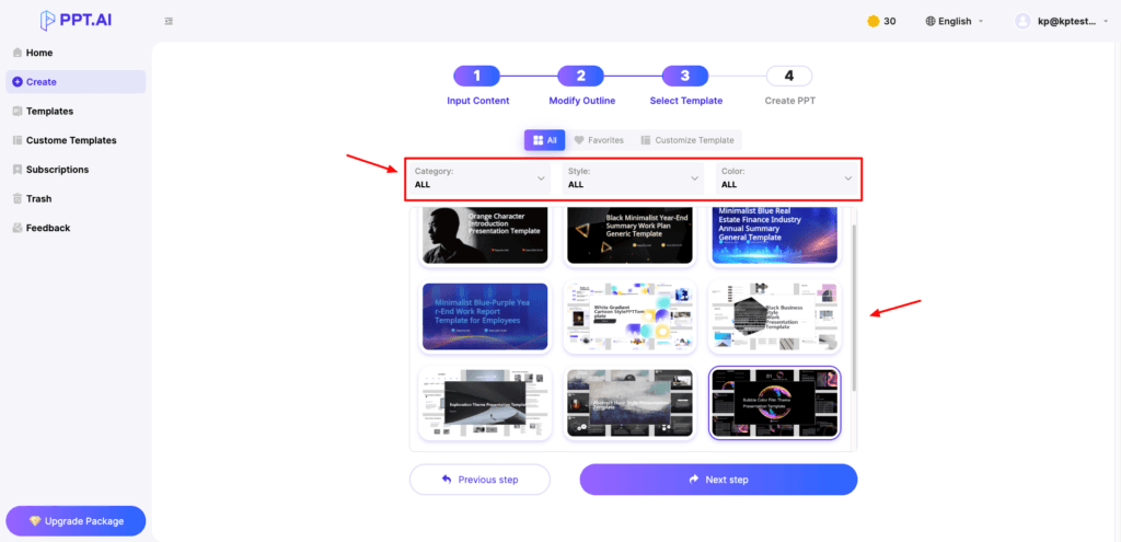 11 Best AI Presentation Makers (2026) - These AI Tools Will Blow Your Presentation Mind 26 PPT.AI - Templates