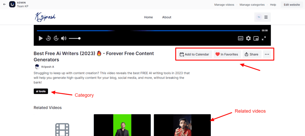 Uscreen Video Playback