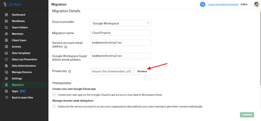 Zoho WorkDrive Review - Better Than Google Drive? 19 Zoho WorkDrive - Data Migration