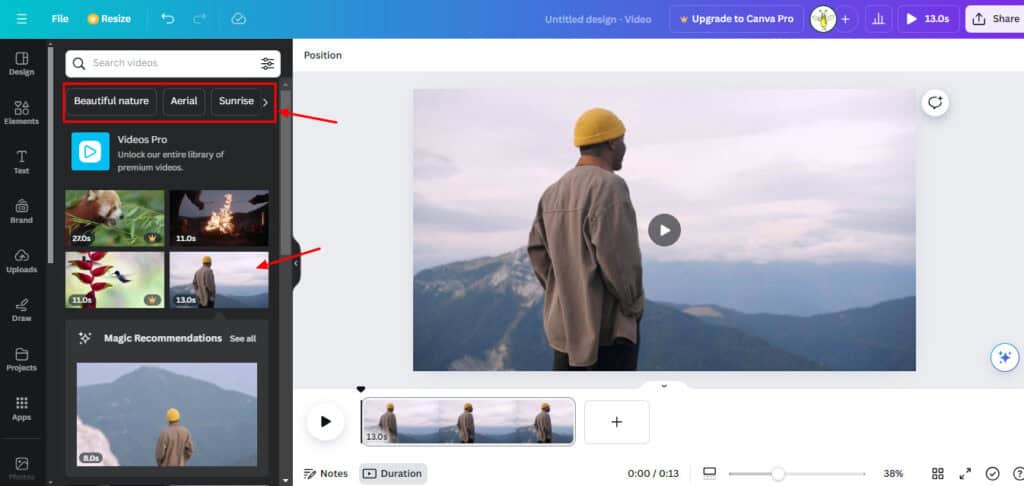 Canva - video design