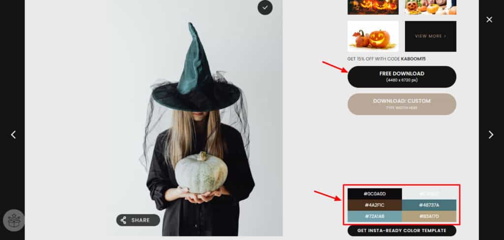 Top 17 Sites For Copyright Free Images (2026) - Free Royalty Free Images 17 Kaboompics - color palette
