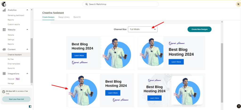8 Best Free Email Marketing Tools (2026) -Really FREE 13 Mailchimp Creative Assistant