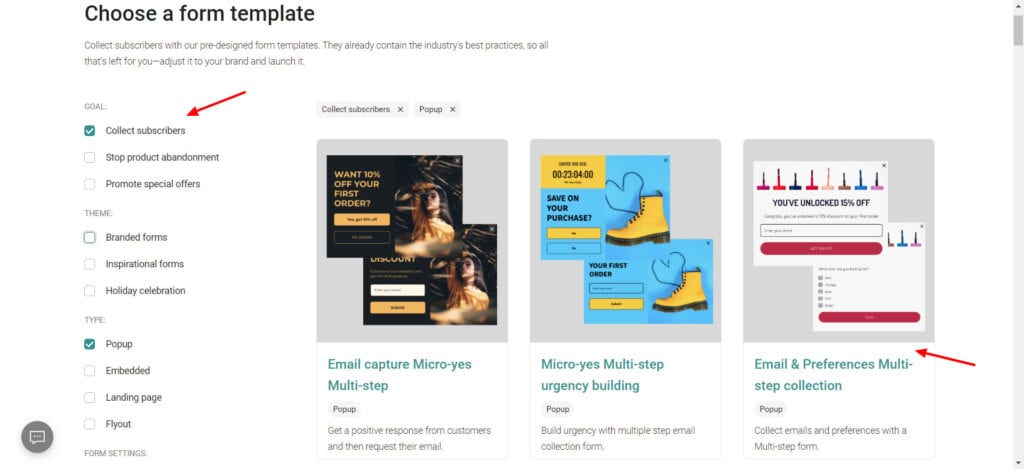 8 Best Free Email Marketing Tools (2026) -Really FREE 17 Omnisend form templates