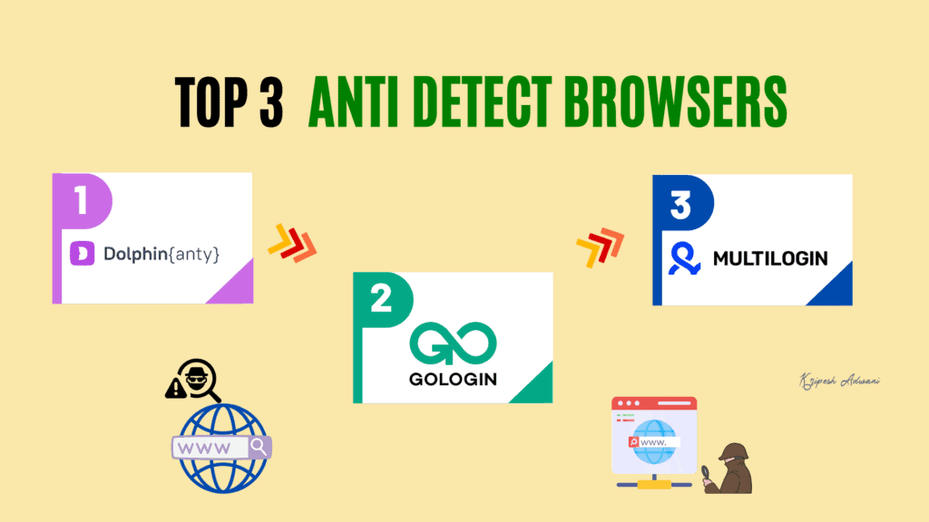 Top 3 Anti-detect browsers