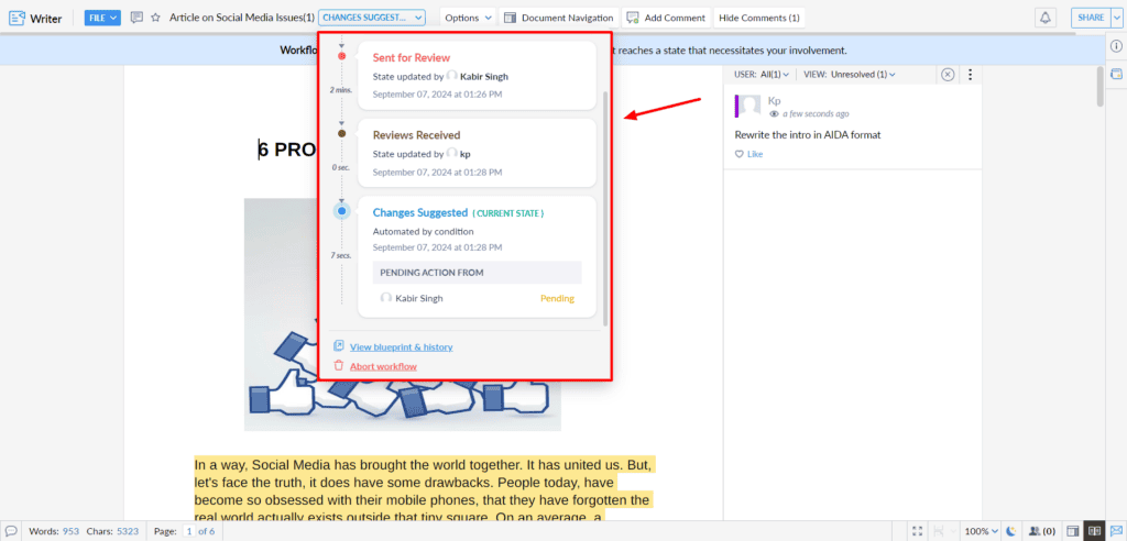 Zoho WorkDrive Review - Better Than Google Drive? 27 Zoho WorkDrive - Workflow States