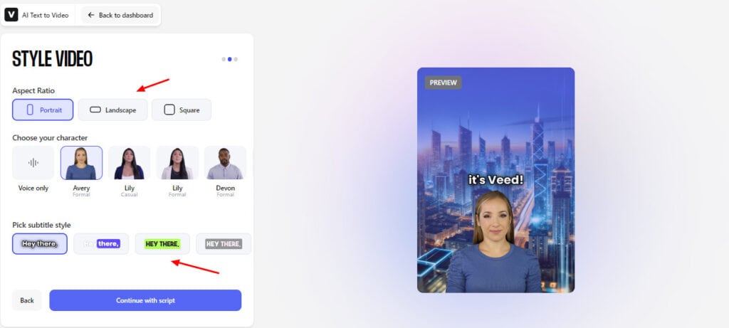 9 Best AI Video Generators (2026) - FREE & Paid 18 Veed video generation settings