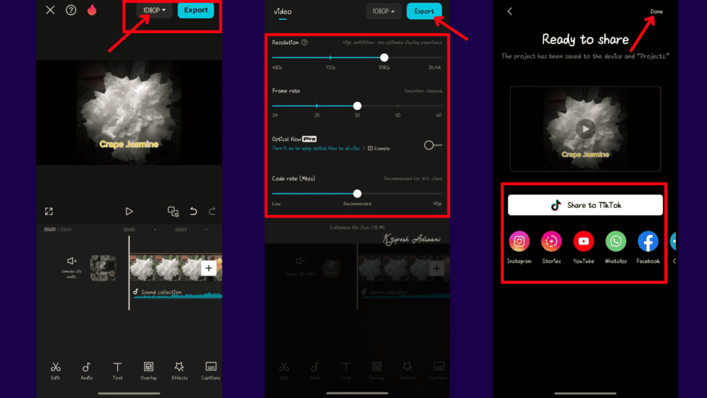 How To Use CapCut in India (2026) 26 10 Export video for mobile