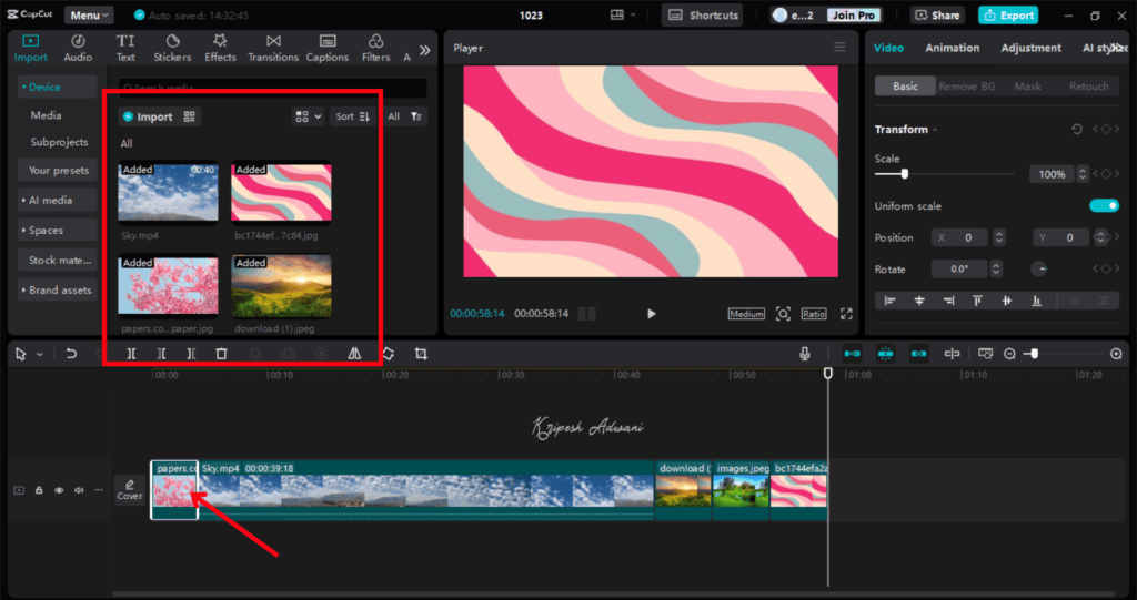 How To Use CapCut in India (2026) 12 6 Arrange clips