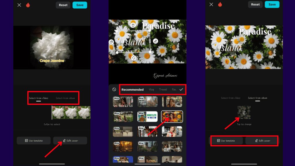 How To Use CapCut in India (2026) 25 9 Add a cover photo