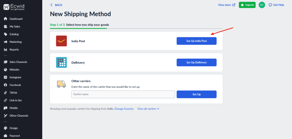 6 Best eCommerce Platforms for Beginners 2026 (+ Why Shopify Wins) 18 Ecwid - shipping options