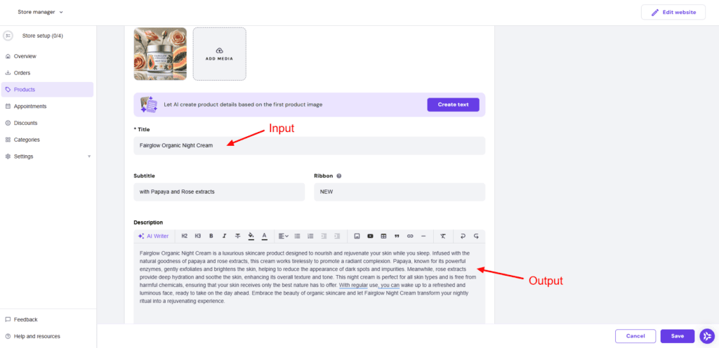 6 Best eCommerce Platforms for Beginners 2026 (+ Why Shopify Wins) 12 Hostinger website builder - AI Product Descriptions