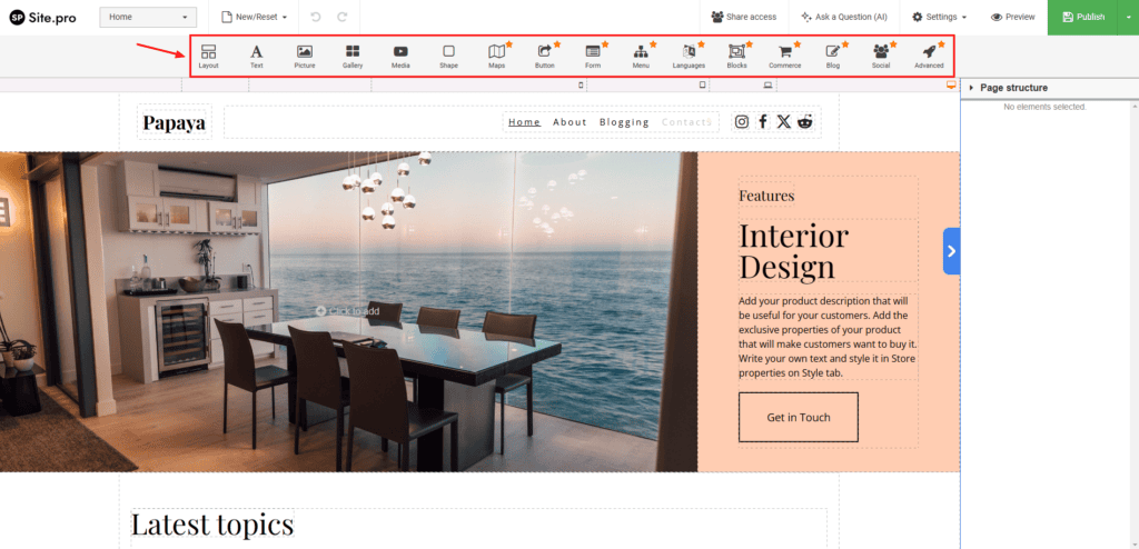 InfinityFree - website builder
