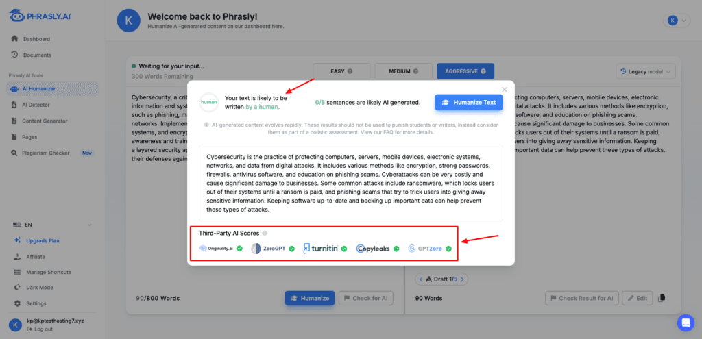 Phrasly AI Humanizer

