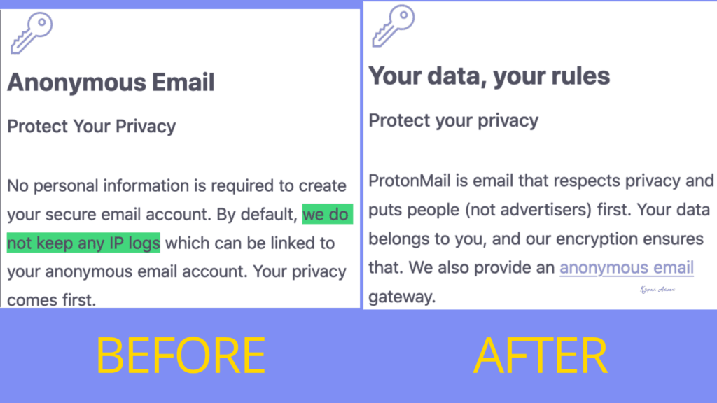 ProtonVPN privacy policy revised
