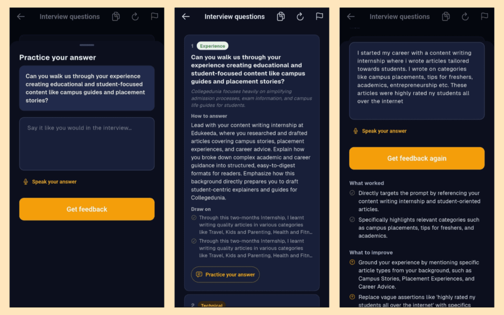 AI ATS Resume Builder - Interview Questions
