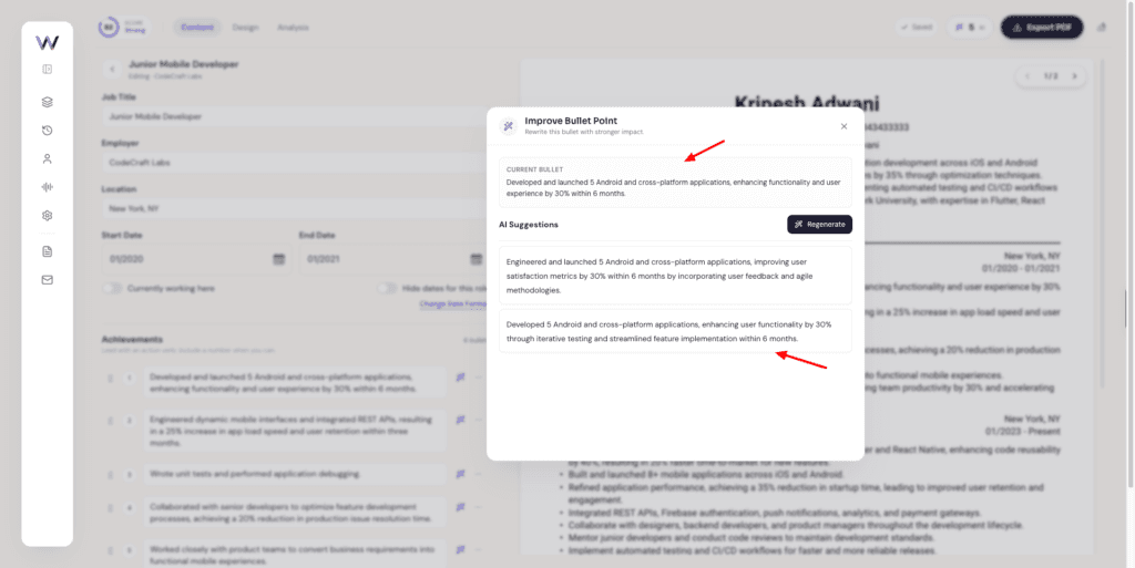 Wobo - AI resume
