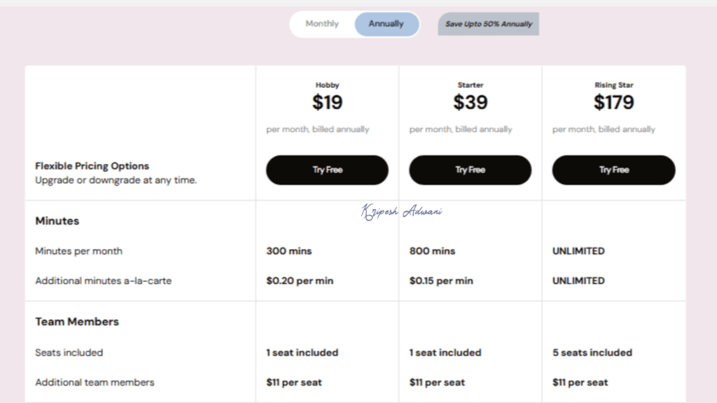 CastMagic Annual Plans