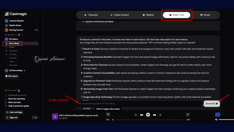 Castmagic Review (2026) - Perfect AI Tool For Content Creators ...