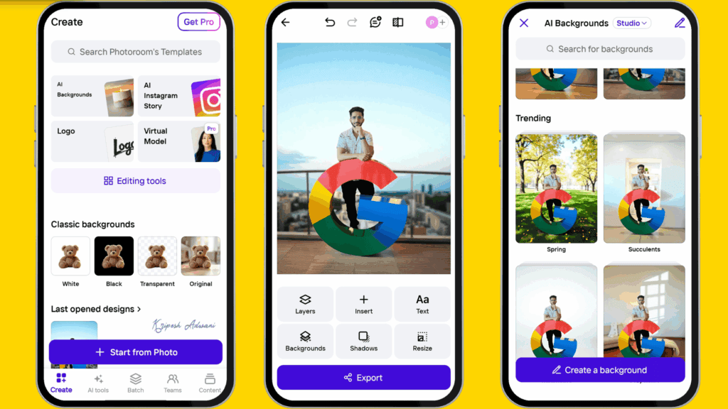 11 Best AI Photo Editor Apps for Android in 2026 (Tested & Ranked) 11 Photoroom UI