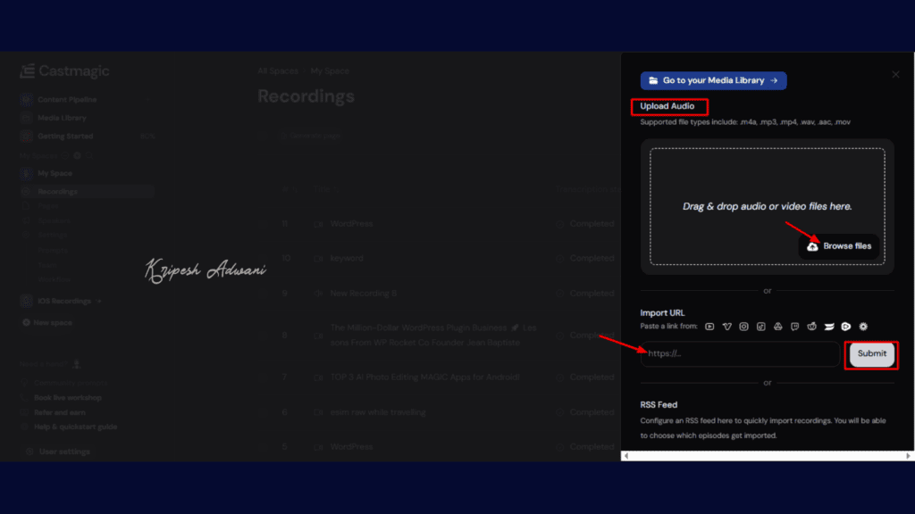 Step 2 Upload Your Media