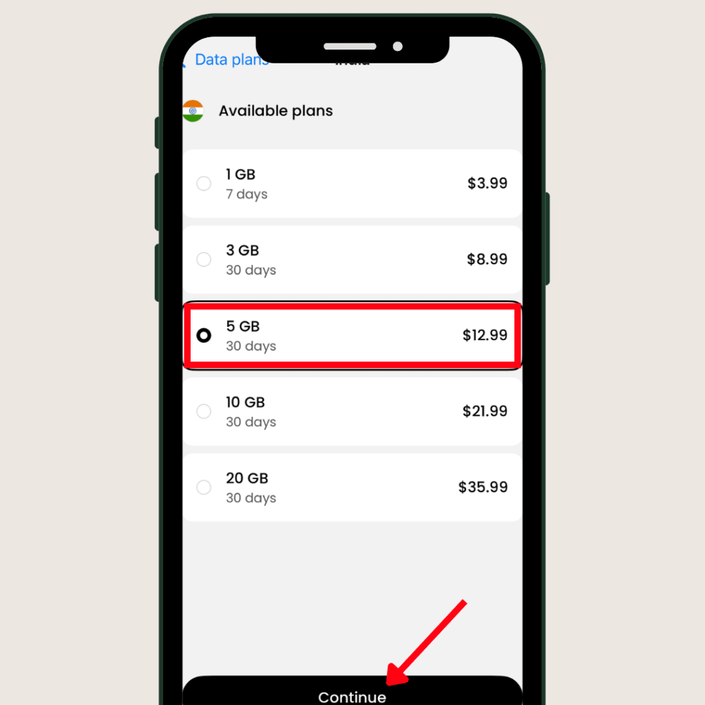 How to Use eSIM While Traveling (2026): Step-by-Step Guide to Avoid Roaming Charges 4 Step 3 Select Data Plan