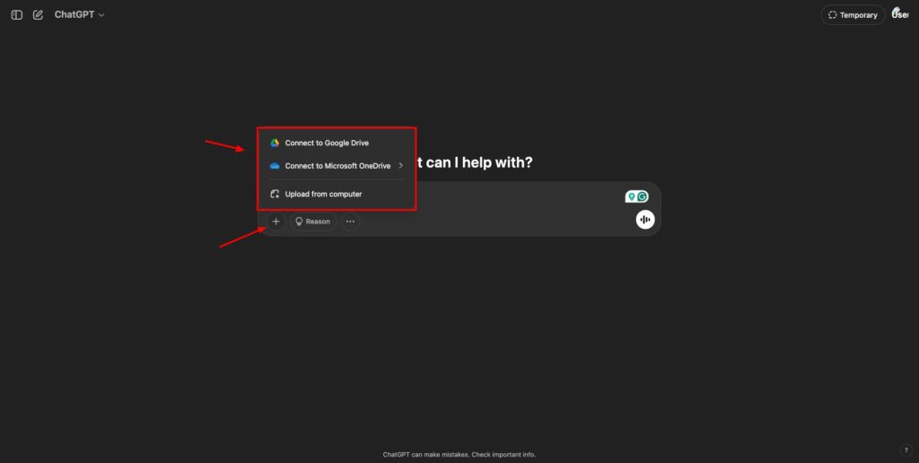 ChatGPT - image upload