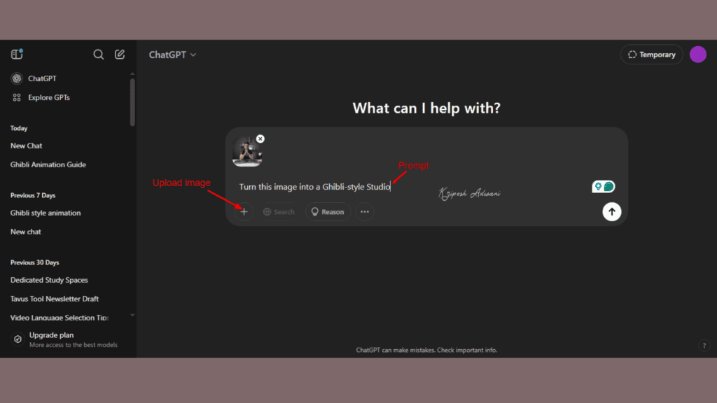 How To Create Ghibli Style AI Videos (FREE) 1 Step 1 Create a Ghibli-Style Image