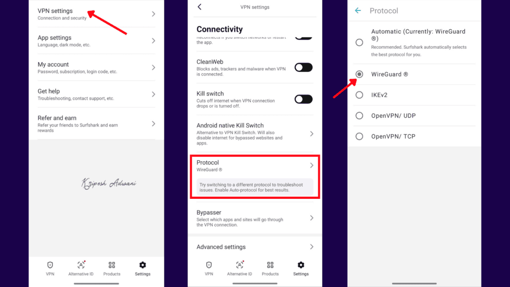 3 Best VPN for Gaming in India (2026) - Real Ping Tests 12 Step 2 Change the Protocol