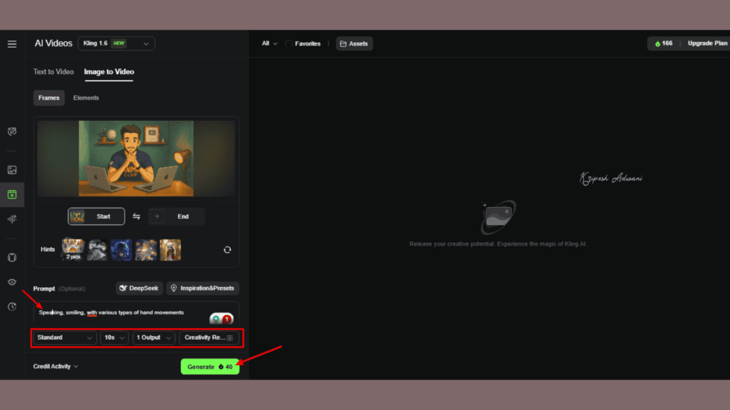 How To Create Ghibli Style AI Videos (FREE) 11 Step 3 Write a Brief Prompt