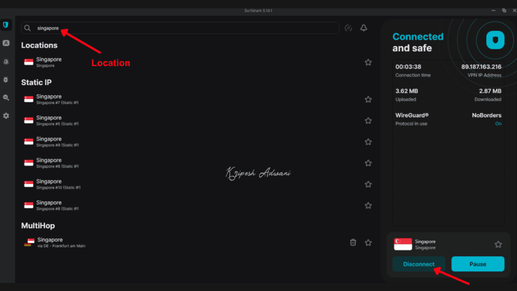 3 Best VPN for Gaming in India (2026) - Real Ping Tests 10 Step 4 Choose a Server Location