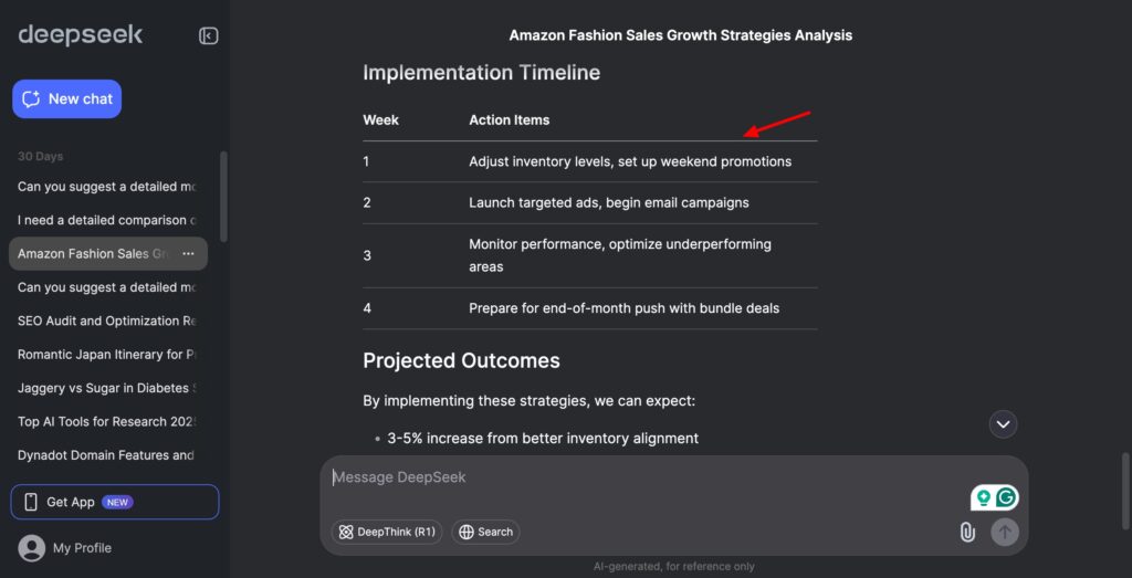 Deepseek - Data analysis