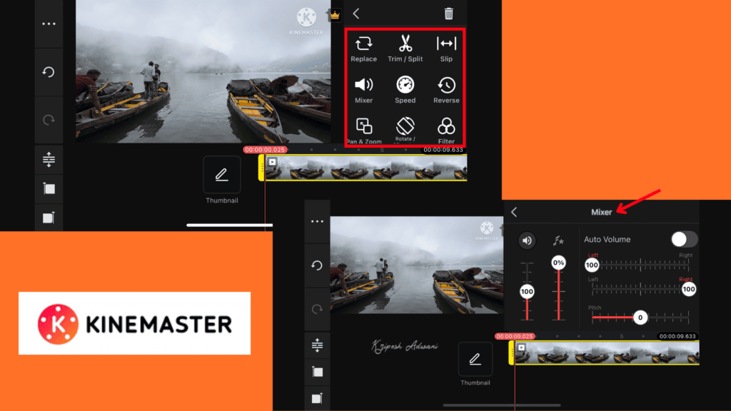KineMaster Interface