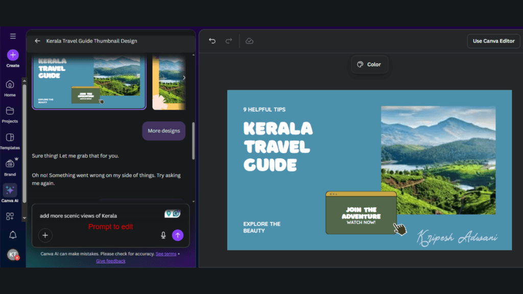 How to Use AI in Canva (2026): 12 Powerful Methods To Create Better Designs Faster 16 Magic Design Dashboard
