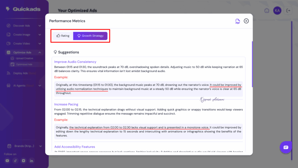 Ad Optimization Report