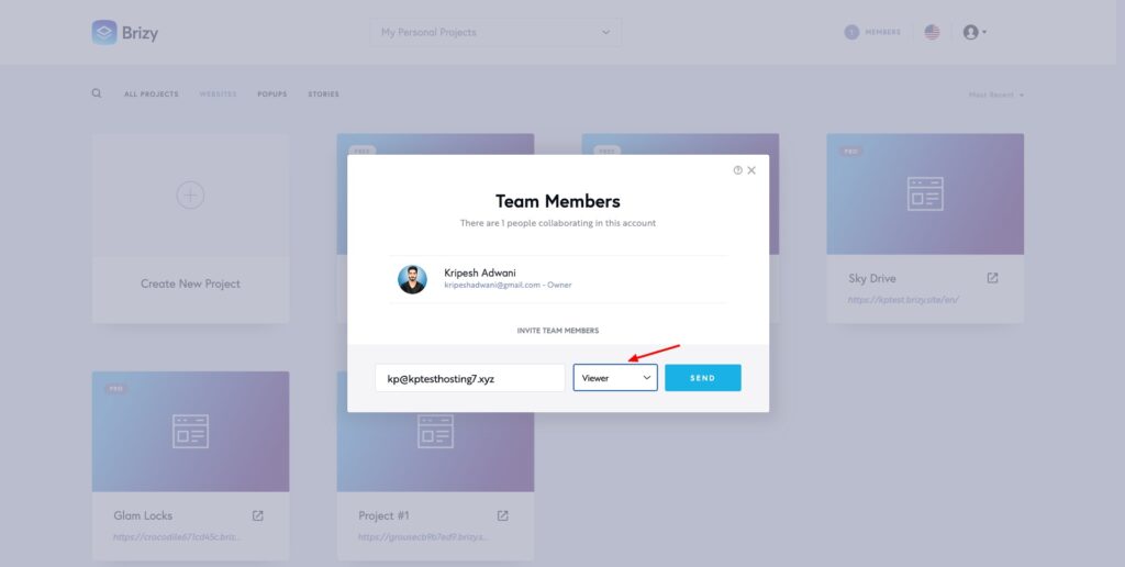 Brizy Cloud Review (2026) - AI Web Builder For Easy & Cheap Websites 14 Brizy Cloud - Team collaboration