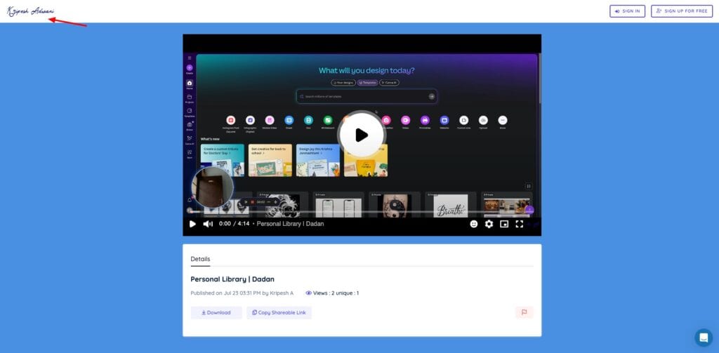 Dadan AI - custom branding