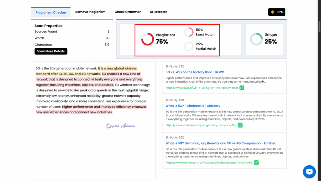 9 Best Free Plagiarism Checker Tools for 2026 (Students & Writers) 10 Duplichecker plag check report for doc 1