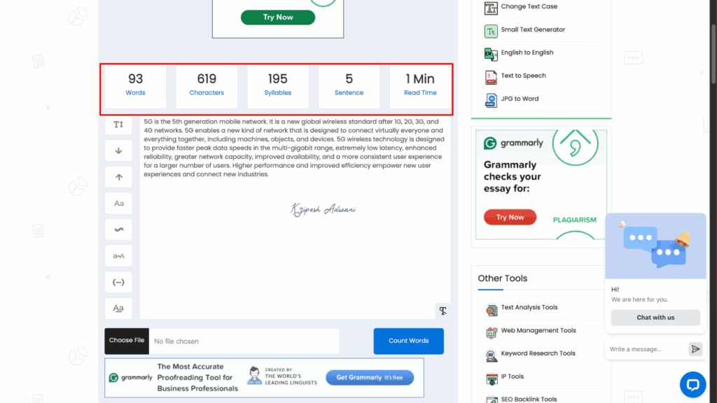 9 Best Free Plagiarism Checker Tools for 2026 (Students & Writers) 9 Duplichecker word count statistics for doc 1