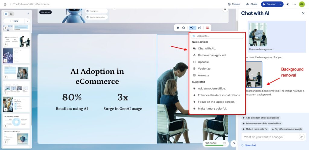 Gamma - AI image editing