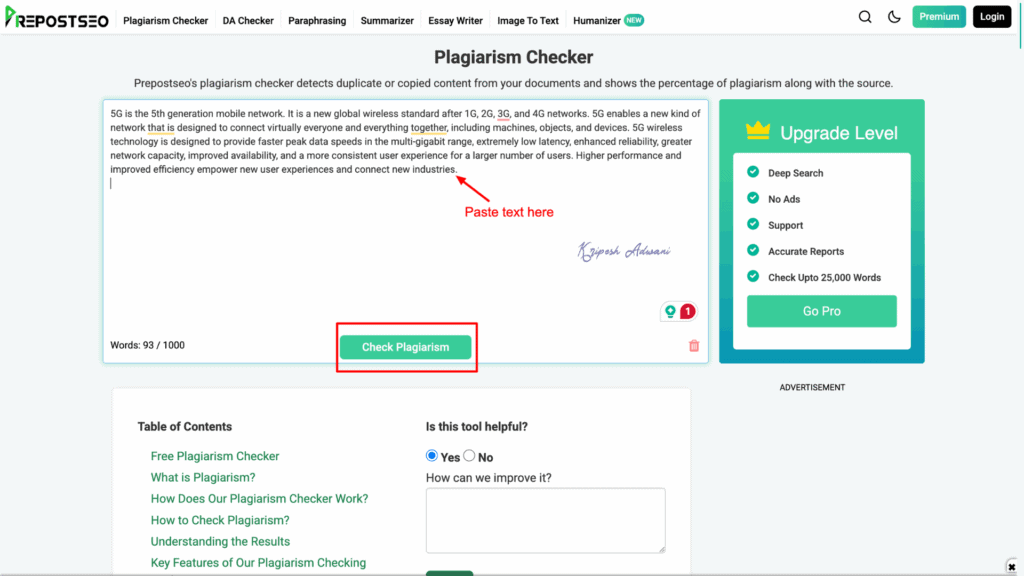 9 Best Free Plagiarism Checker Tools for 2026 (Students & Writers) 21 PrePostSEO UI