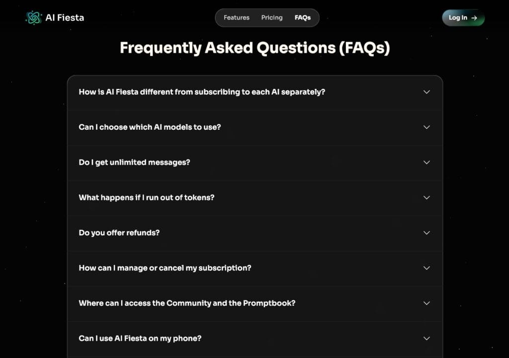 AI Fiesta - customer support
