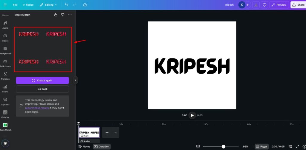The 7 Best AI Tools for Design in 2026 (Tested & Reviewed) 4 Canva Magic Morph